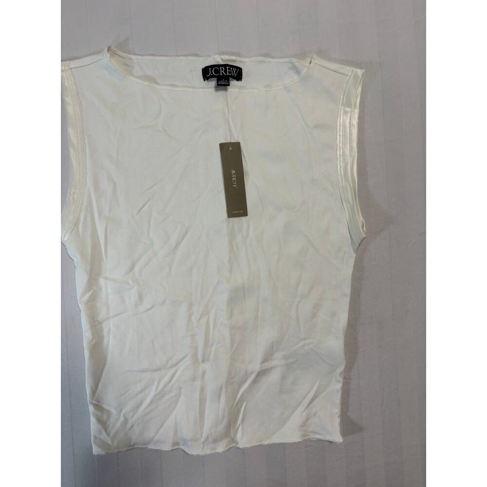 . J.Crew Ivory Sleeveless Top NWT